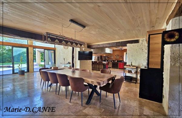 Domaine de prestige avec maison, gîte et dépendances, dans le Nord du Gers, à La Romieu, aux portes des Landes et du Lot-et-Garonne.