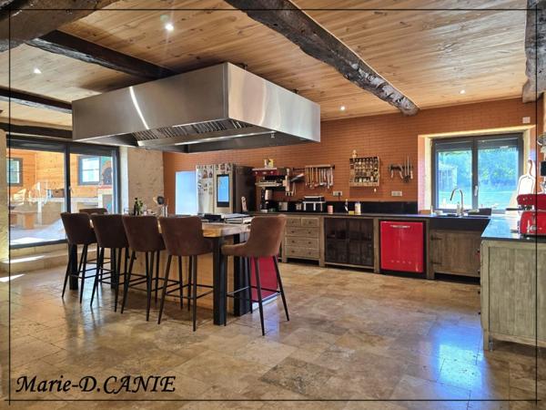 Domaine de prestige avec maison, gîte et dépendances, dans le Nord du Gers, à La Romieu, aux portes des Landes et du Lot-et-Garonne.