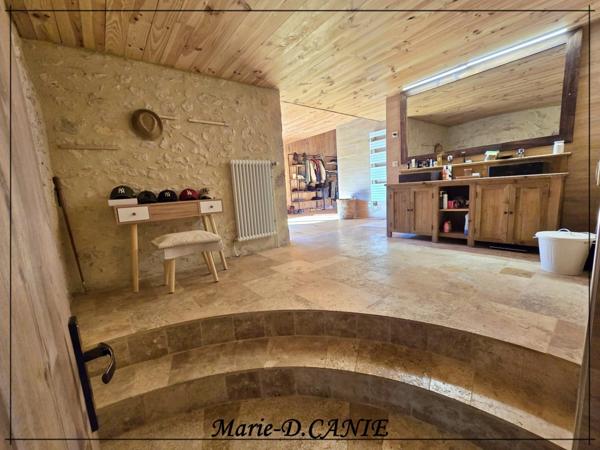 Domaine de prestige avec maison, gîte et dépendances, dans le Nord du Gers, à La Romieu, aux portes des Landes et du Lot-et-Garonne.