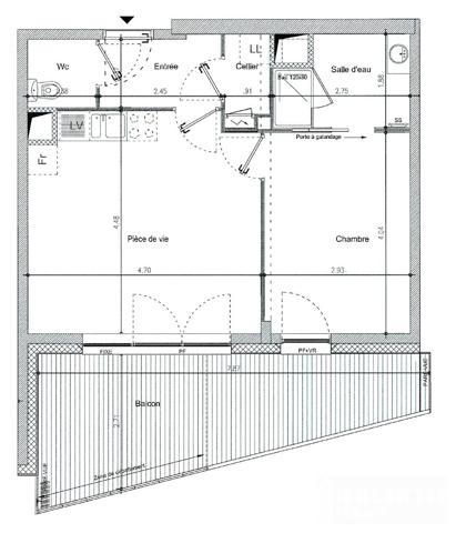 NANTES, EURONANTES / GARE SUD | Appartement 2 Pièces (43,5 m² | 1ch)