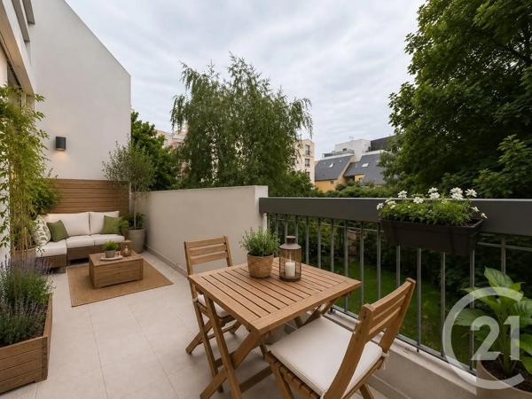 Appartement à vendre  4 pièces - 89 m 2   RUEIL MALMAISON  - 92