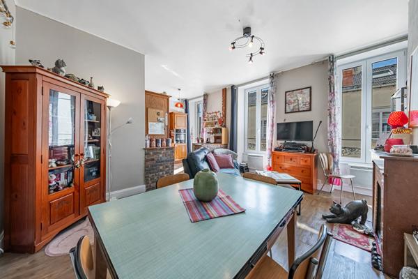 T3 au coeur de Chalon sur Saône-1 chambre-1 bureau-Grand grenier et Cave-Petite copro