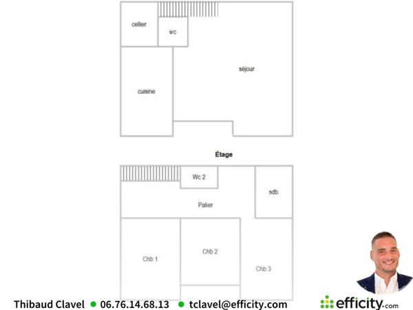 Maison
         4 pièces
        - 105 m²
