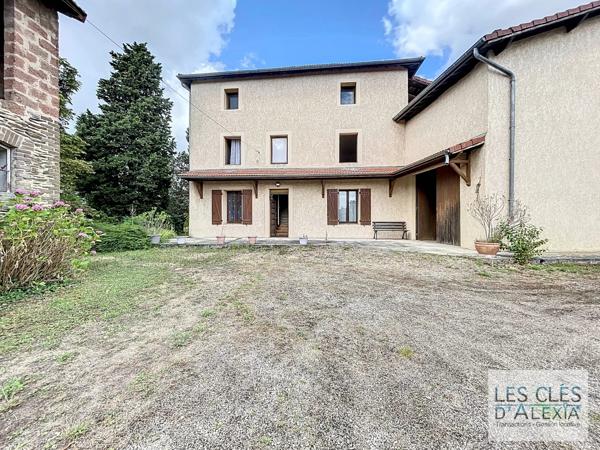 Vente immobilière : Ferme à Chasse-sur-Rhône  5 pièces 160 m² 460 000 €- LES CLÉS D'ALEXIA.