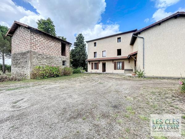 Vente immobilière : Ferme à Chasse-sur-Rhône  5 pièces 160 m² 460 000 €- LES CLÉS D'ALEXIA.