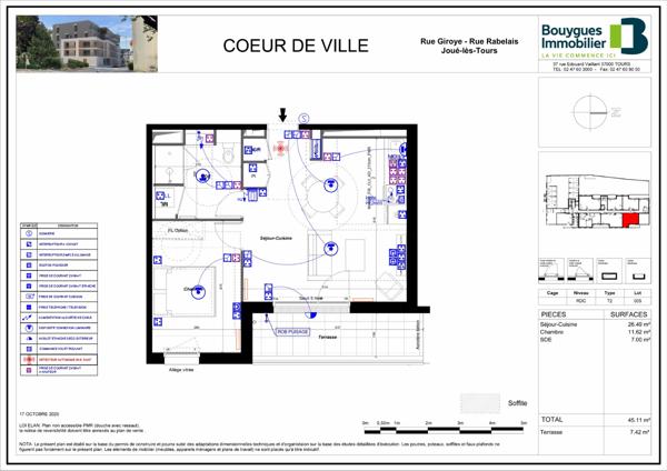 5 appartements 2 pièces à Joué-Lès-Tours