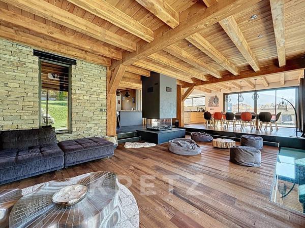 Chalet de luxe ski aux pieds