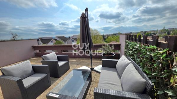 Grand appartement lumineux, 3 chambres, avec terrasse