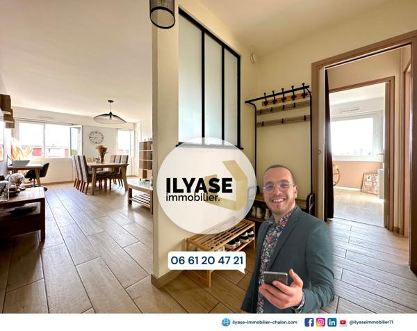 Appartement T4 | 78 m² | 2 balcons