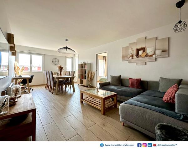 Appartement T4 | 78 m² | 2 balcons