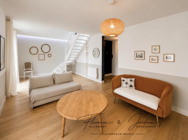AIX-LES-BAINS – DUPLEX DE CHARME À QUELQUES PAS DU PETIT PORT ET DU LAC DU BOURGET