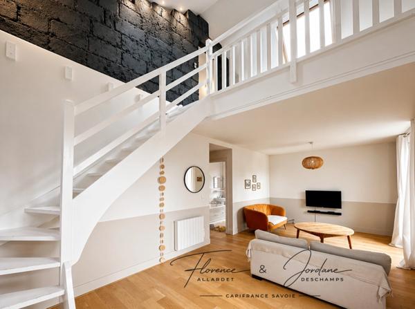 AIX-LES-BAINS – DUPLEX DE CHARME À QUELQUES PAS DU PETIT PORT ET DU LAC DU BOURGET