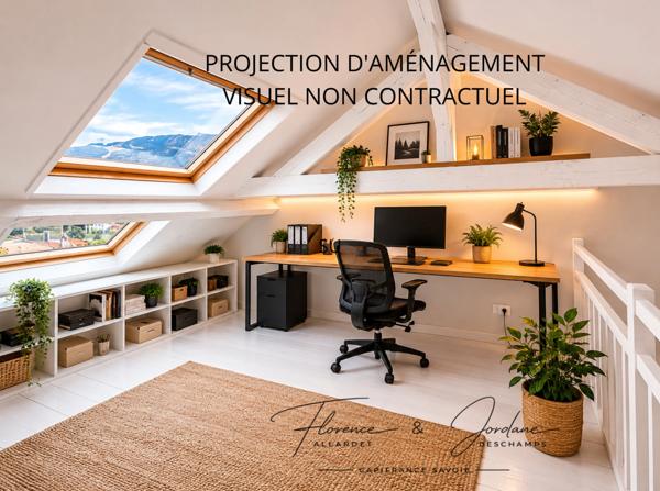 AIX-LES-BAINS – DUPLEX DE CHARME À QUELQUES PAS DU PETIT PORT ET DU LAC DU BOURGET