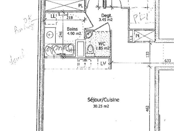 Location Appartement 3 pièces 73.7 m² - 88 RUE DU MONT BLANC Divonne-les-bains 01220