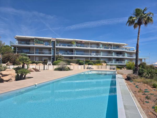 Magnifique appartement de 70m2 et terrasse spacieuse les pieds dans l'eau