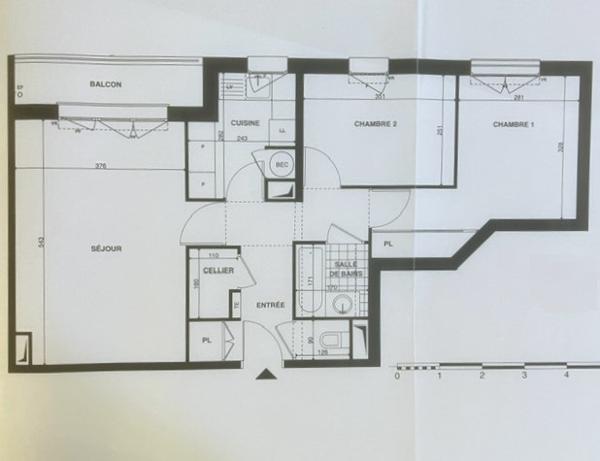 REZE NAUDIERES APPARTEMENT T3 DE 61 M² 199 900 € FAI REF 3561GC – nantes Sud Immobilier