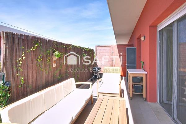 T2+ terrasse + place de parking