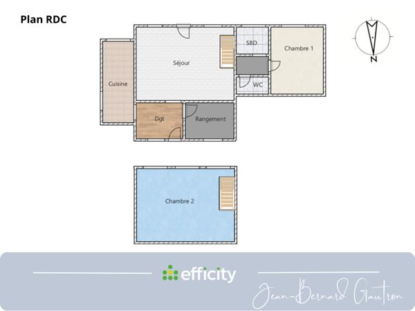 Maison 5 pièces - 103 m² Exclusivité efficity