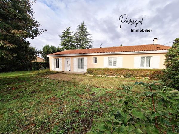 Maison de plain-pied 4 chambres – Beau terrain arboré de 1 300 m², sans vis-à-vis