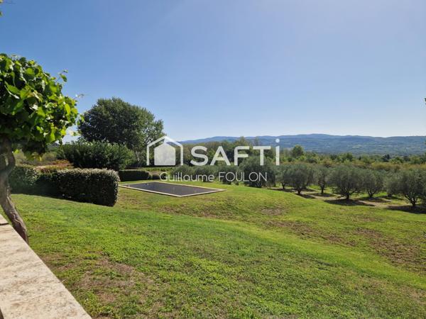 Maison avec vue panoramique sur le Luberon