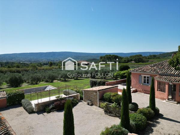 Maison avec vue panoramique sur le Luberon