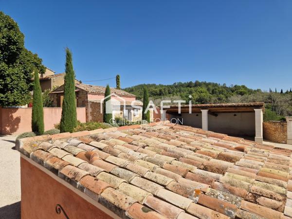 Maison avec vue panoramique sur le Luberon