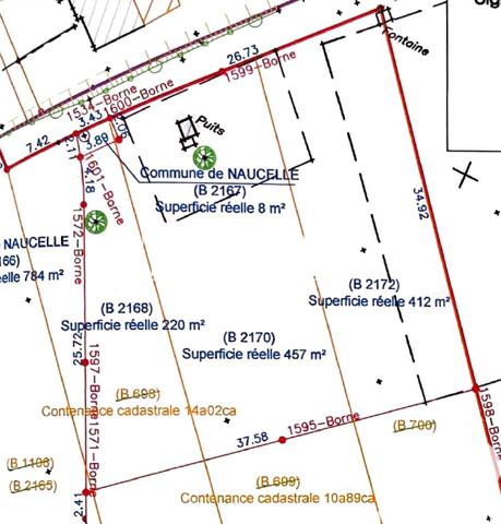 Terrain à vendre 1 089 m² Naucelle