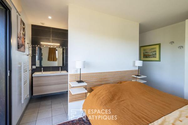 Contemporaine de plain-pied à la vue dégagée