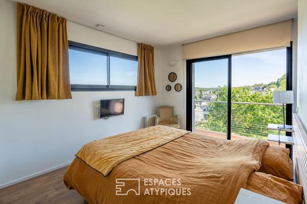 Contemporaine de plain-pied à la vue dégagée