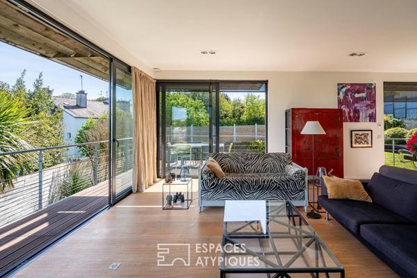 Contemporaine de plain-pied à la vue dégagée
