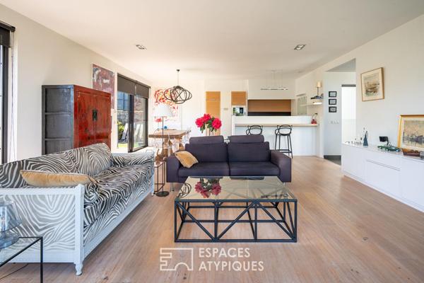 Contemporaine de plain-pied à la vue dégagée