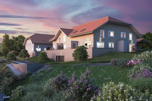 T4 duplex en rdj avec 2 parkings privés