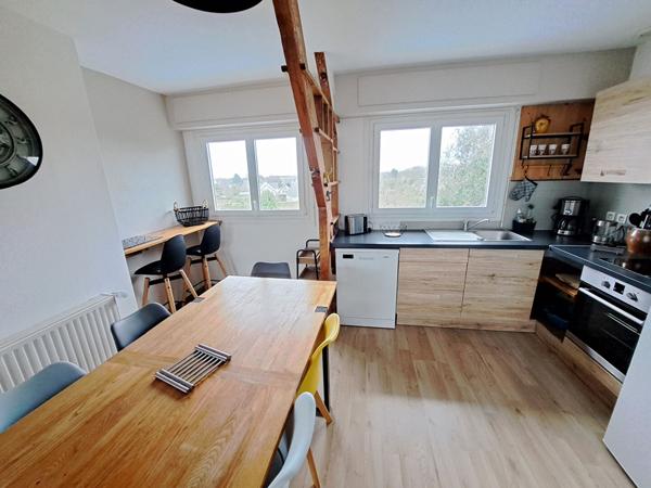 Appartement Névez 4 pièces centre bourg à proximité immédiate des commodités