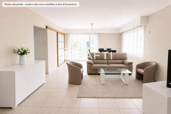 Appartement T4 lumineux de 100 m2 Saint-Herblain.