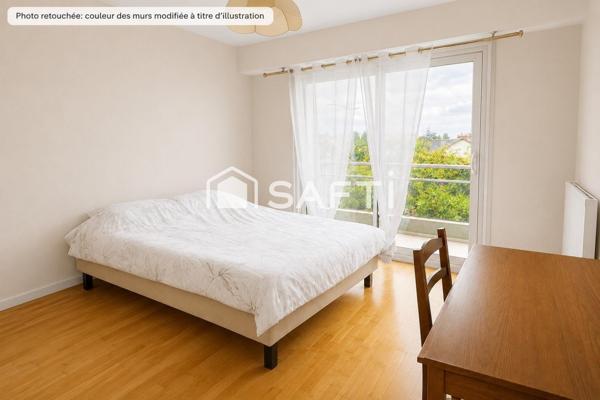Appartement T4 lumineux de 100 m2 Saint-Herblain.