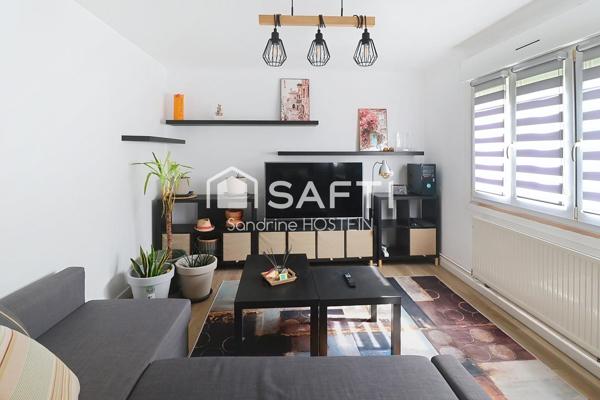 Appartement de 60m2 1 chambre avec balcon et cave privée.