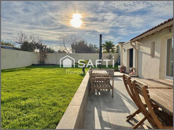 Maison sans travaux, 3 chambres et jardin proche bourg.