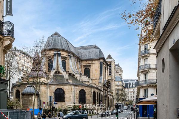 Cocon d’architecte sous les toits près des quais de Seine