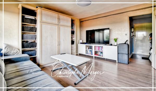 Appartement studio LOUÉ à vendre 35m² à Sarrebourg (57) en centre ville, lumineux avec balcon