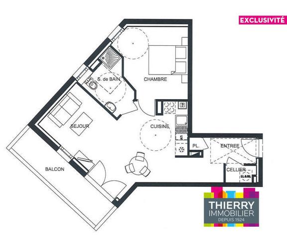 Appartement 2 pièces - 44100 Nantes