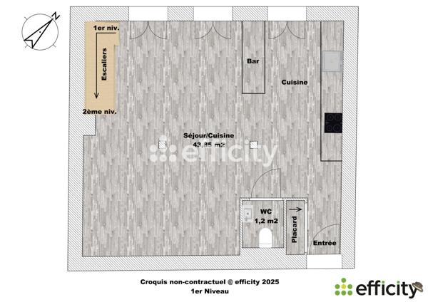 Appartement
         3 pièces
        - 78 m² Exclusivité 120 000 € *
