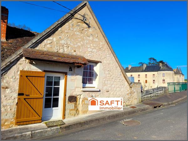 MAISON DE CAMPAGNE +cour +jardinet +rivière