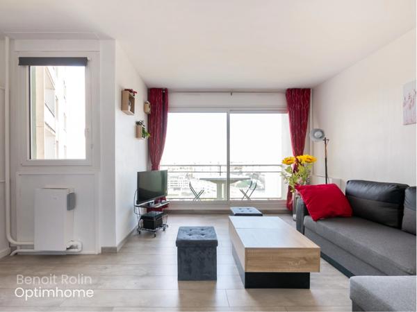 Appartement T2 de 52,88 m² avec balcon, vue panoramique – Le Mans (72) Quartier Est