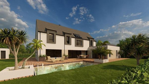 Terrain + Maison à vendre 10 pièces - 190 m²