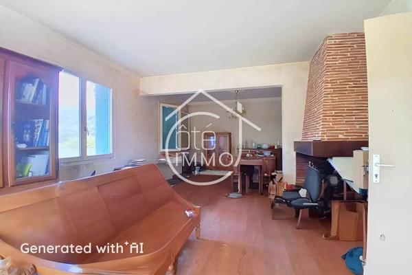 PINEUILH : Villa plain-pied à rénover 124 m² 3 chambres jardin  1485 m²