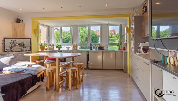 Merkwiller-Pechelbronn (67250) Superbe 3 pièces lumineux à Merkwiller-Pechelbronn – Vue dégagée sur jardin