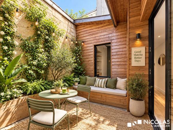 Loft contemporain avec terrasse, patio et garage – Bordeaux Saint-Nicolas