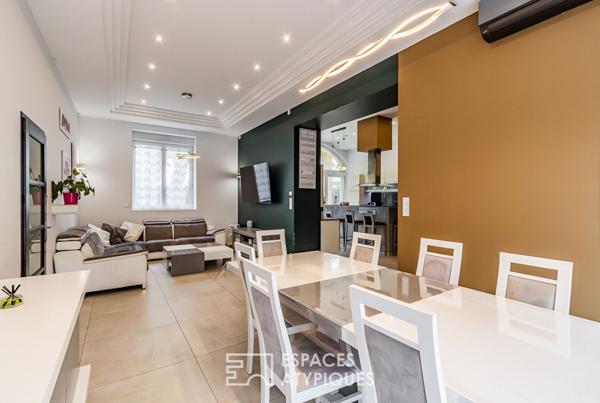 Appartement en rez-de-chaussée avec terrasse, stationnement et garage