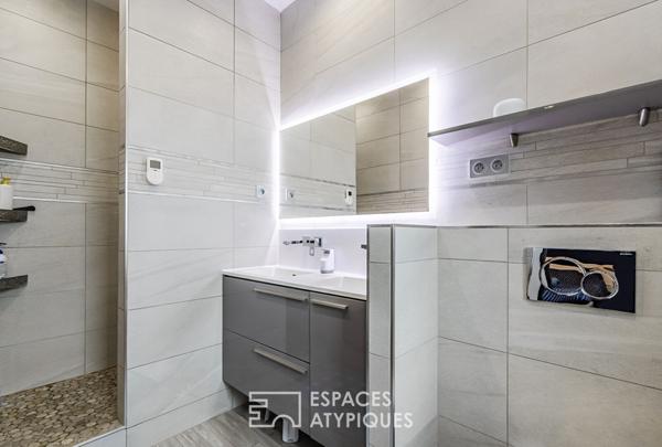 Appartement en rez-de-chaussée avec terrasse, stationnement et garage