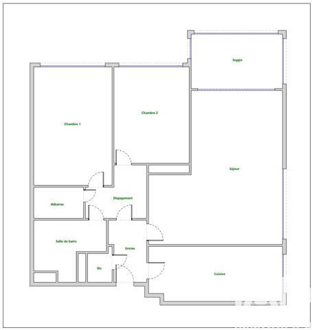 Appartement à vendre 3 pièces 75 m² Le Chesnay-Rocquencourt
